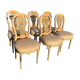 6 louis XVI hot air balloon chairs