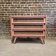 Commode bois et rotin
