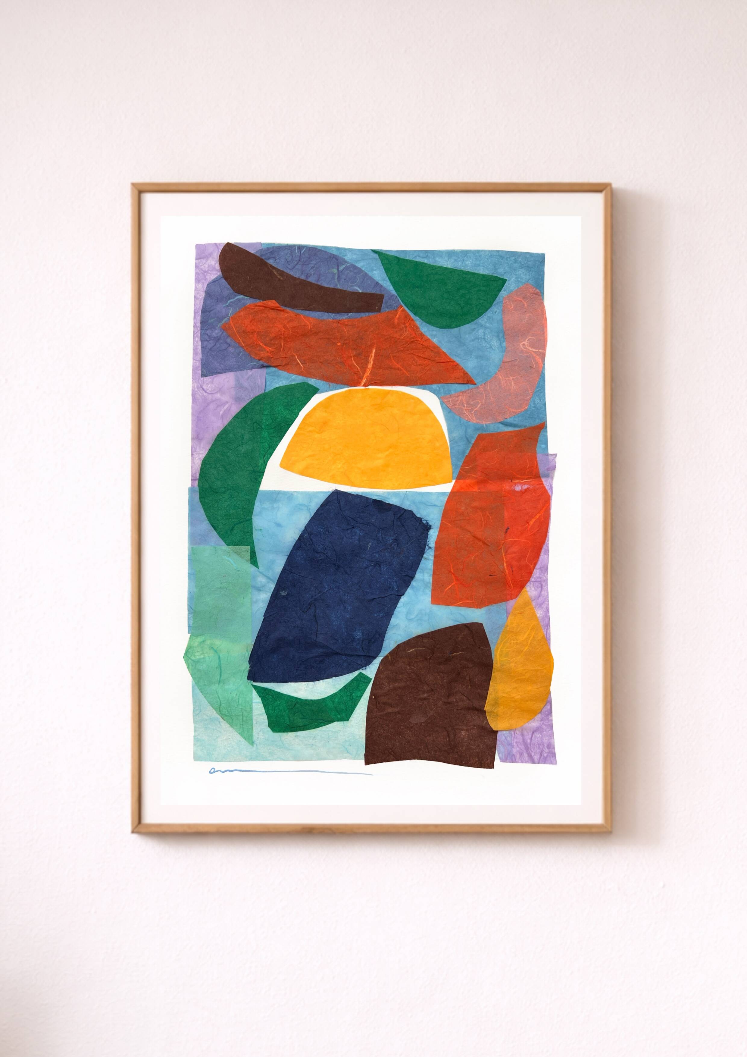 Collage on paper