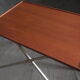 Danish teak and aluminium adjustable wine table, 1960s