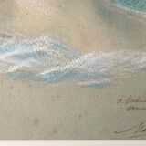 Portrait hommage de 1942 au pastel