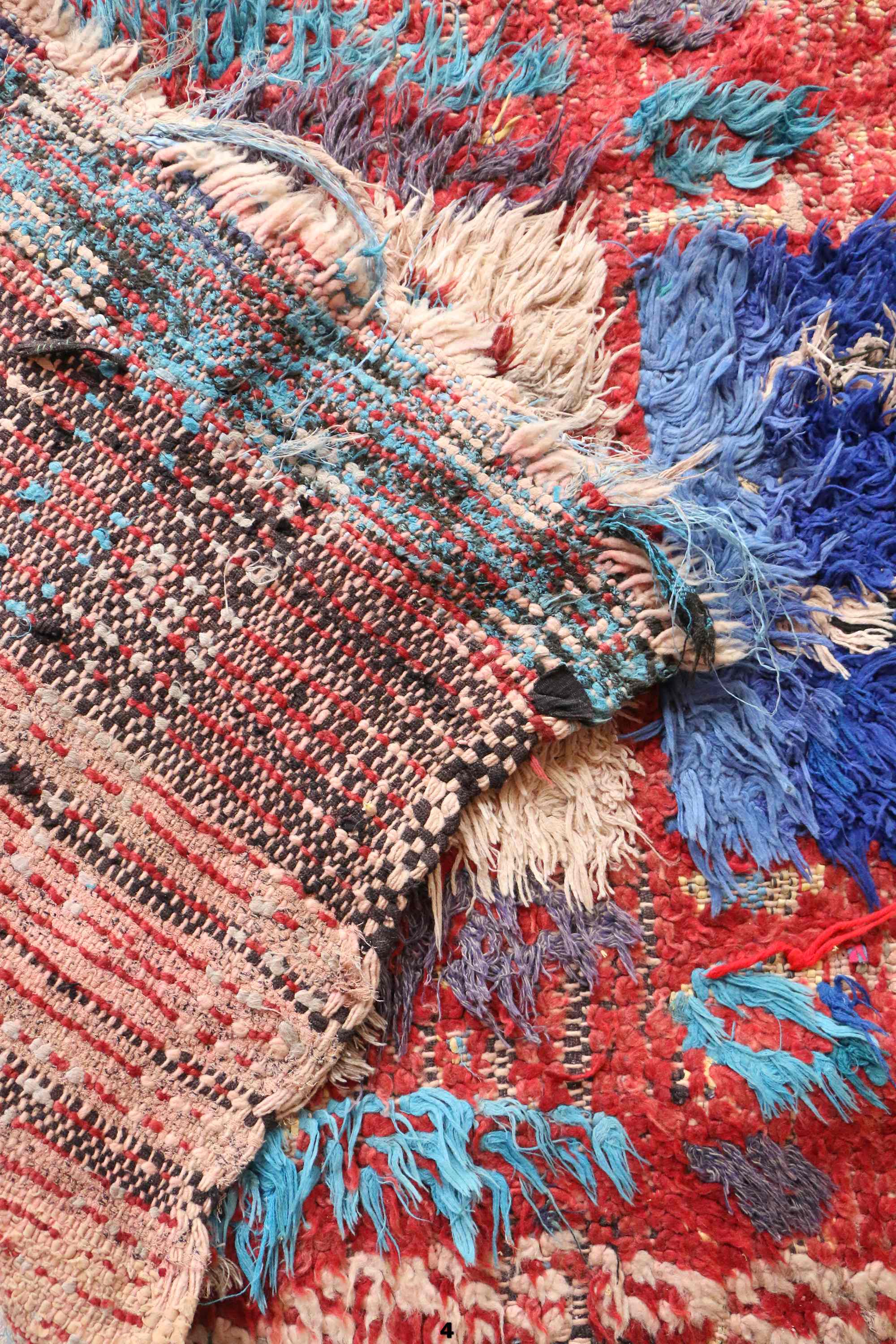 Moroccan berber carpet 77 x 210 cm