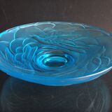 Art déco glass cup molded birds 1925