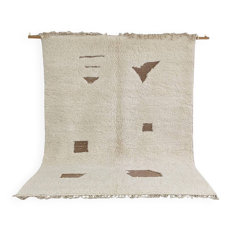 Tapis beni ouarin fait a main traditionnelle taille 150 x 250 cm