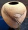 Vase en grés émaillé au design contemporain,  signé à identifier