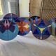 Villeroy and Boch kaleidoscope large plates 1980 x6