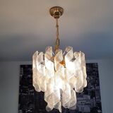 Lustre en verre de Murano