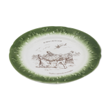 Assiette ancienne Lunéville l'aviation