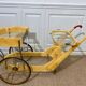 Aldo Tura cream-coloured bar cart, Italy 1960s