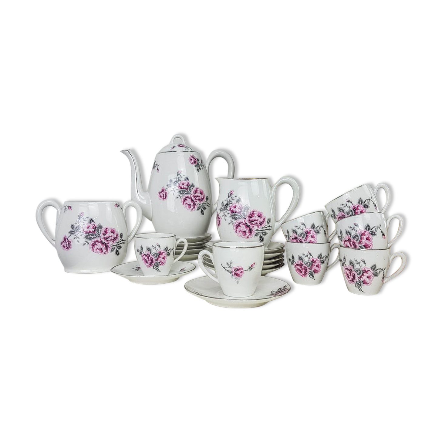 French porcelain tea service