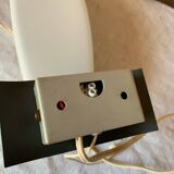 Glass and brass wall light 1960