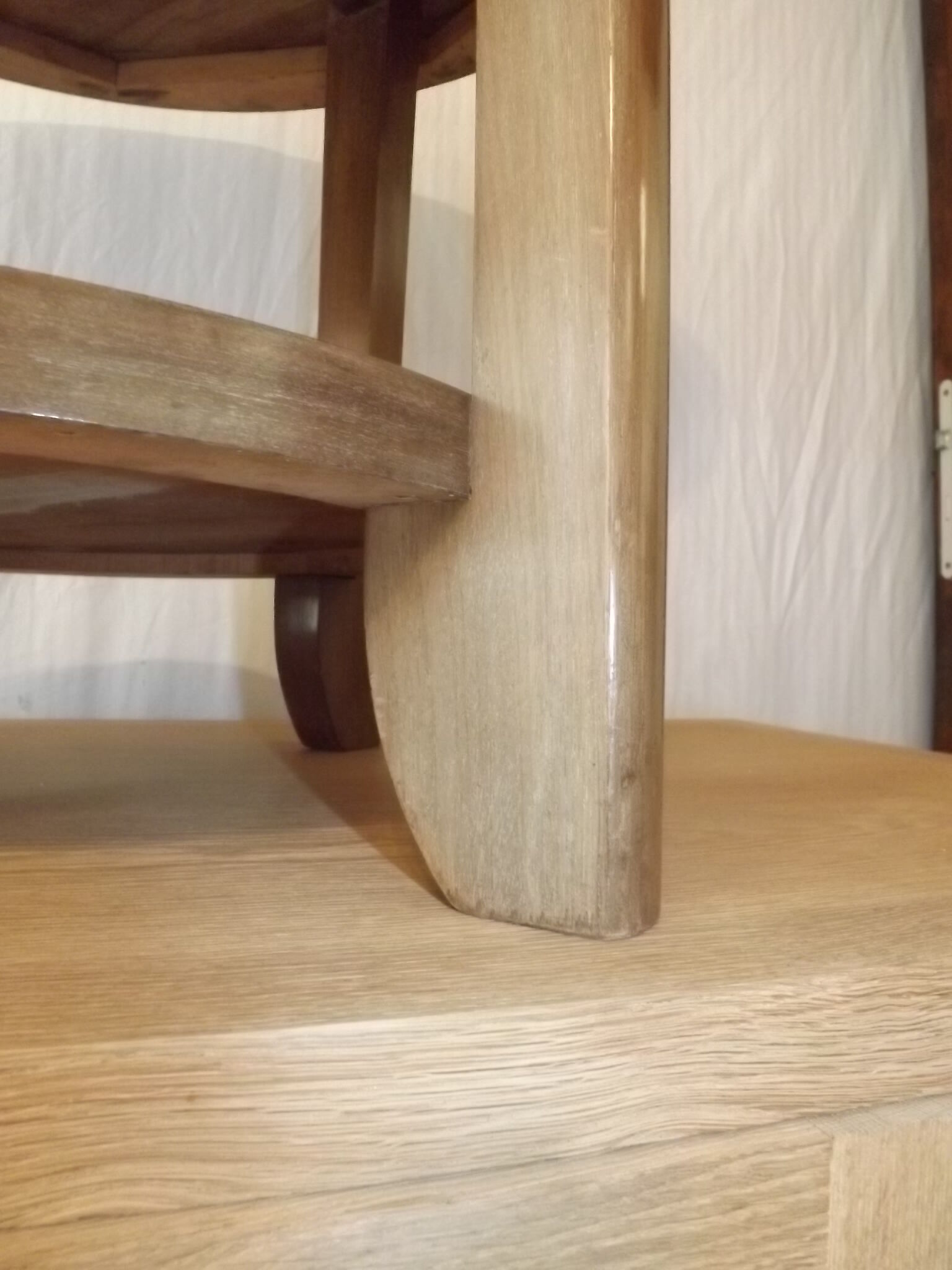 Mahogany coffee table Gaston Poisson art deco 1940