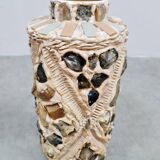 Vase en pierres céramiques vintage ''Minéraux mixtes''