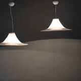 1970s Pair of Italian Pendants by Murano