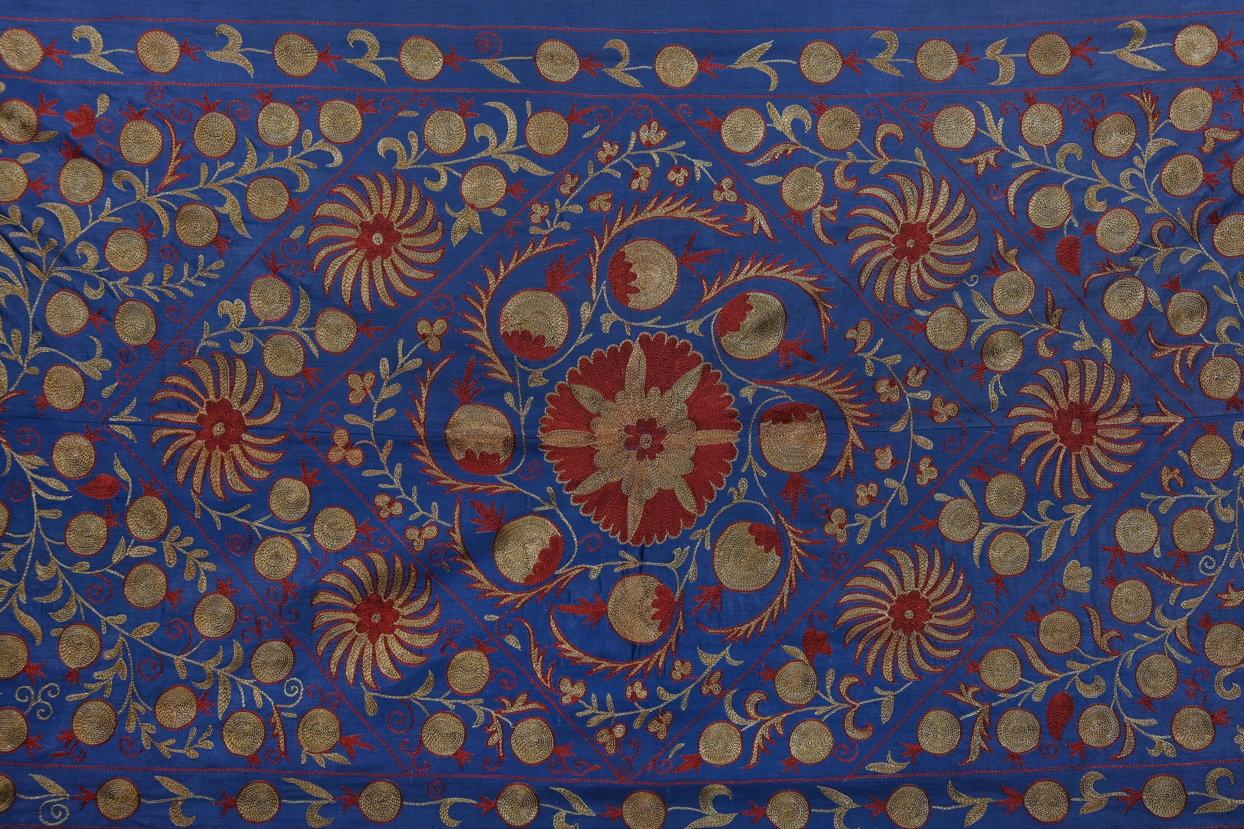 Hand knotted rug, vintage turkish rug 100x194 cm