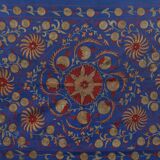 Hand knotted rug, vintage turkish rug 100x194 cm