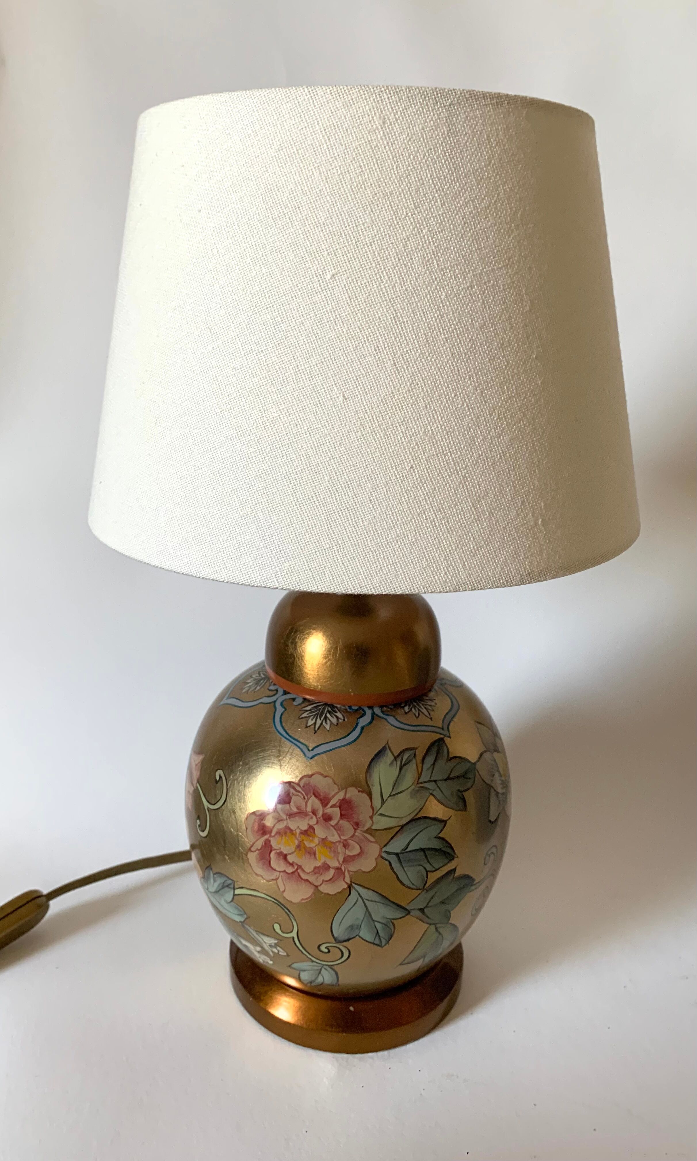 Vintage golden lamp