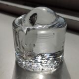 Swedish Pukeberg Crystal Solifleur Vase 1960s by Conny Walther & Uno Westerberg