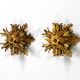 Set of three beautiful 1960s Italian ceiling or wall lamps by Banci Firenze