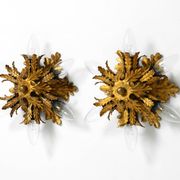 Set of three beautiful 1960s Italian ceiling or wall lamps by Banci Firenze
