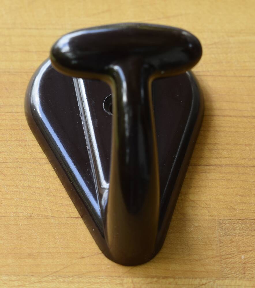 Bakelite school coat rack from the late 1950s