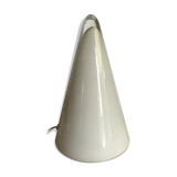 White opaque glass cone lamp