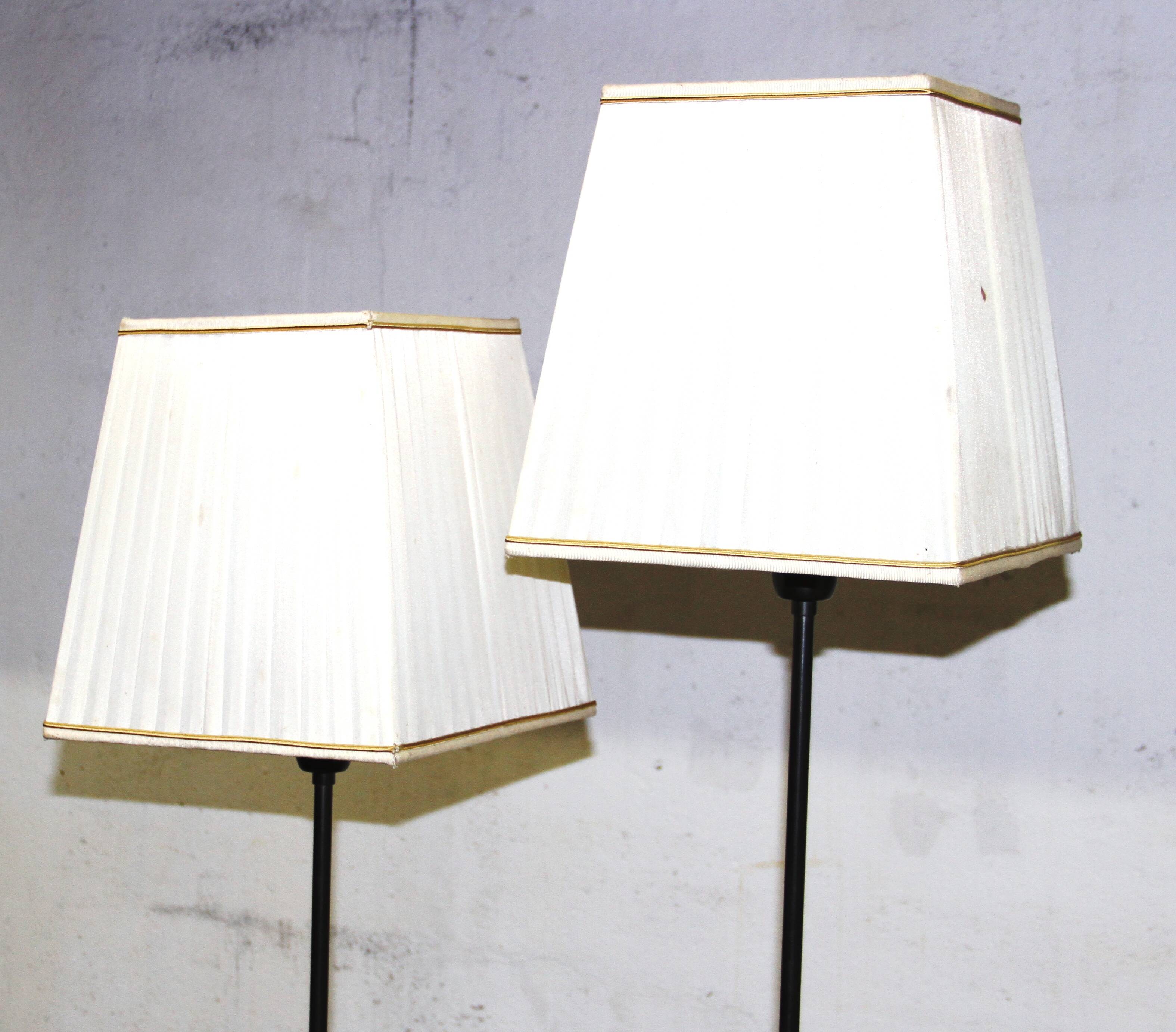 Pair of vintage floor lamps