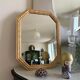 Golden octagonal mirror Art Deco