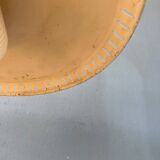 Vintage Louis Kalff enamel opaline glass pendant lamp