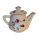 Teapot Email de Limoges Porcelain from Barry Décor Roses