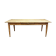 Table de ferme en sapin et hêtre