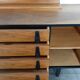 Enfilade rajmund hałas en noyer mid-century polonais 1960s