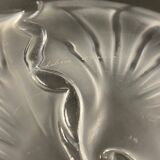 Molded-pressed crystal pocket emptier from lalique france