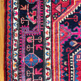 Burgundy Persian rugs pink and midnight blue