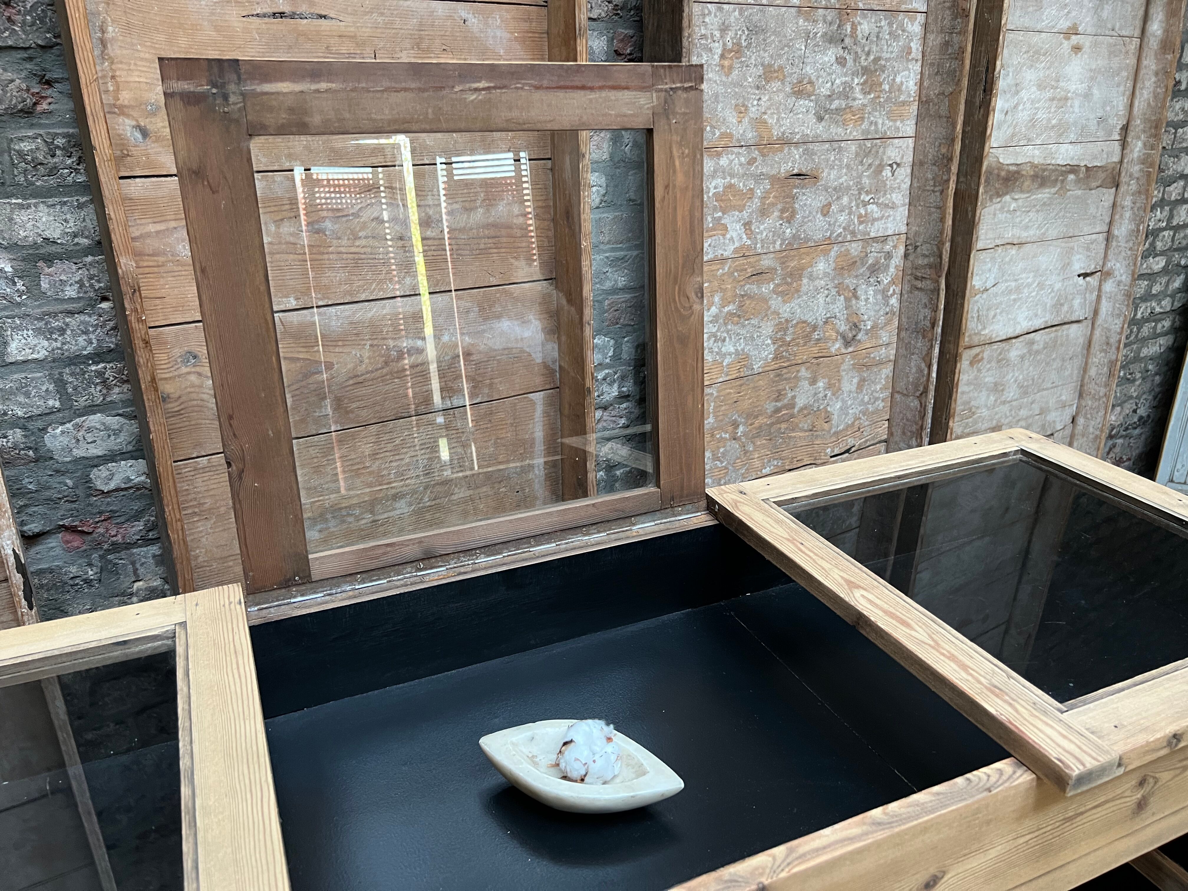 Glass counter