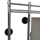 1950s chrome-plated aluminum entrance hall