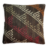 Vintage Turkish Kilim Cushion Cover , 55 x 55 cm