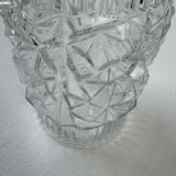 Pair of antique vintage glass pendant lights