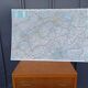 Carte routière Suisses sur tole - 126 x 86,5 cm
