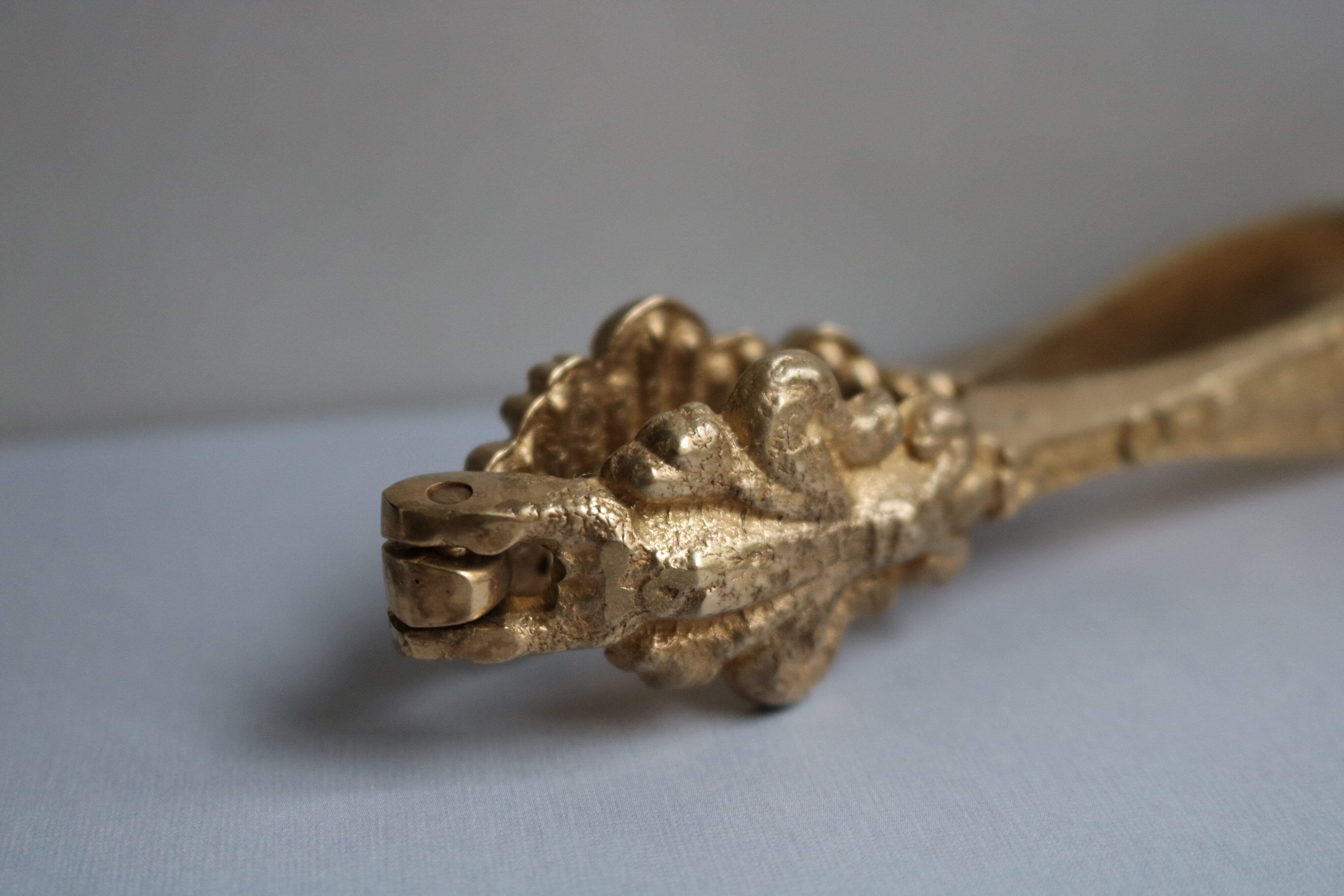 Vintage brass ornate nutcracker