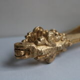 Vintage brass ornate nutcracker