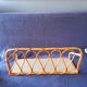 1960s rattan wall shelf