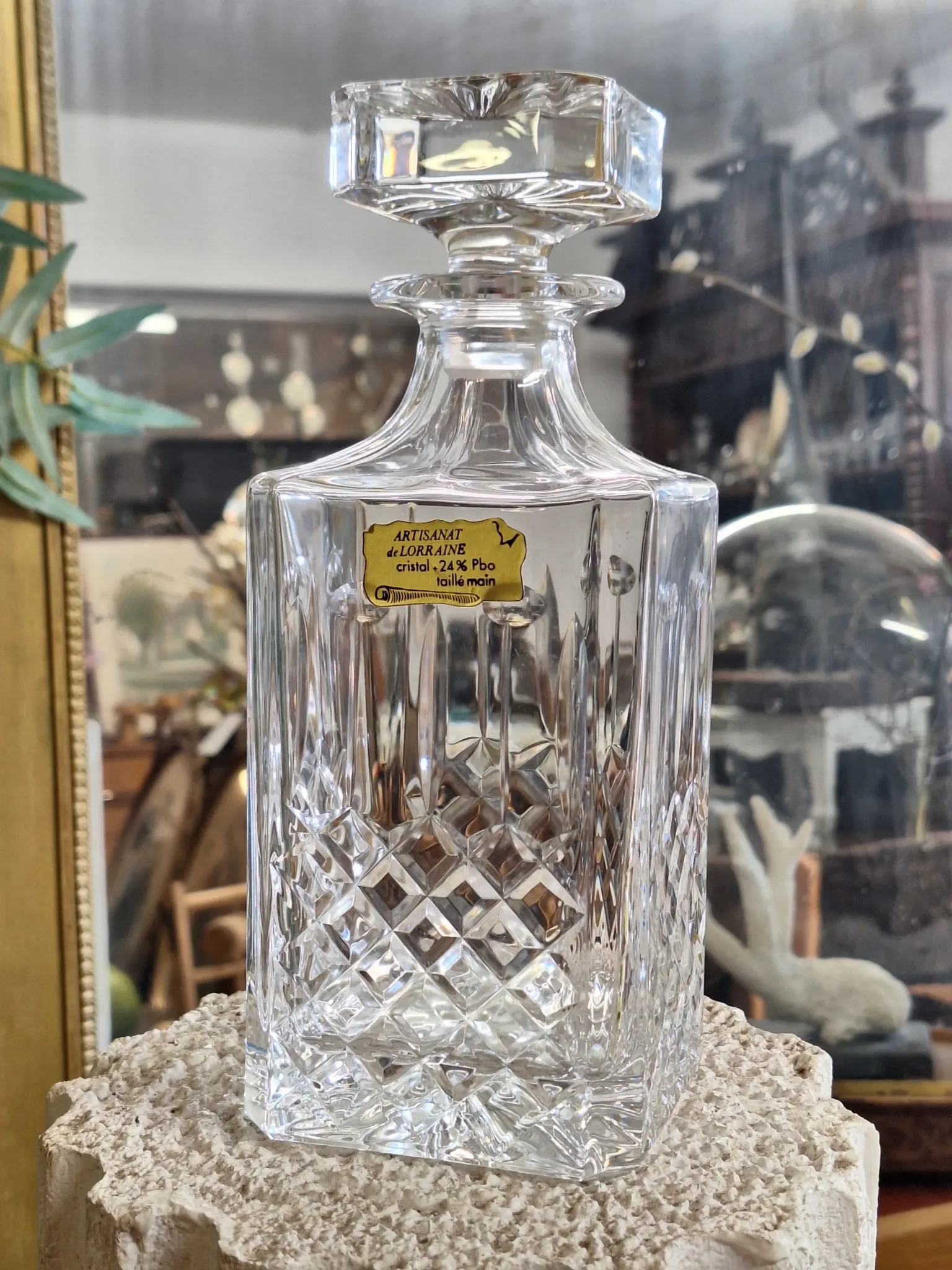 Carafe à whisky en cristal