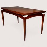 Rare XXL Extendable Dining Table Louis van Teeffelen in Teak