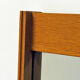 Oak wallmirror by Aktuell Form AB - Sweden 1960s