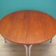 Teak half round table, Danish design, 1970s, manufacturer: Bent Krogh