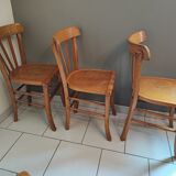 Chaises bistrot quatre vintage