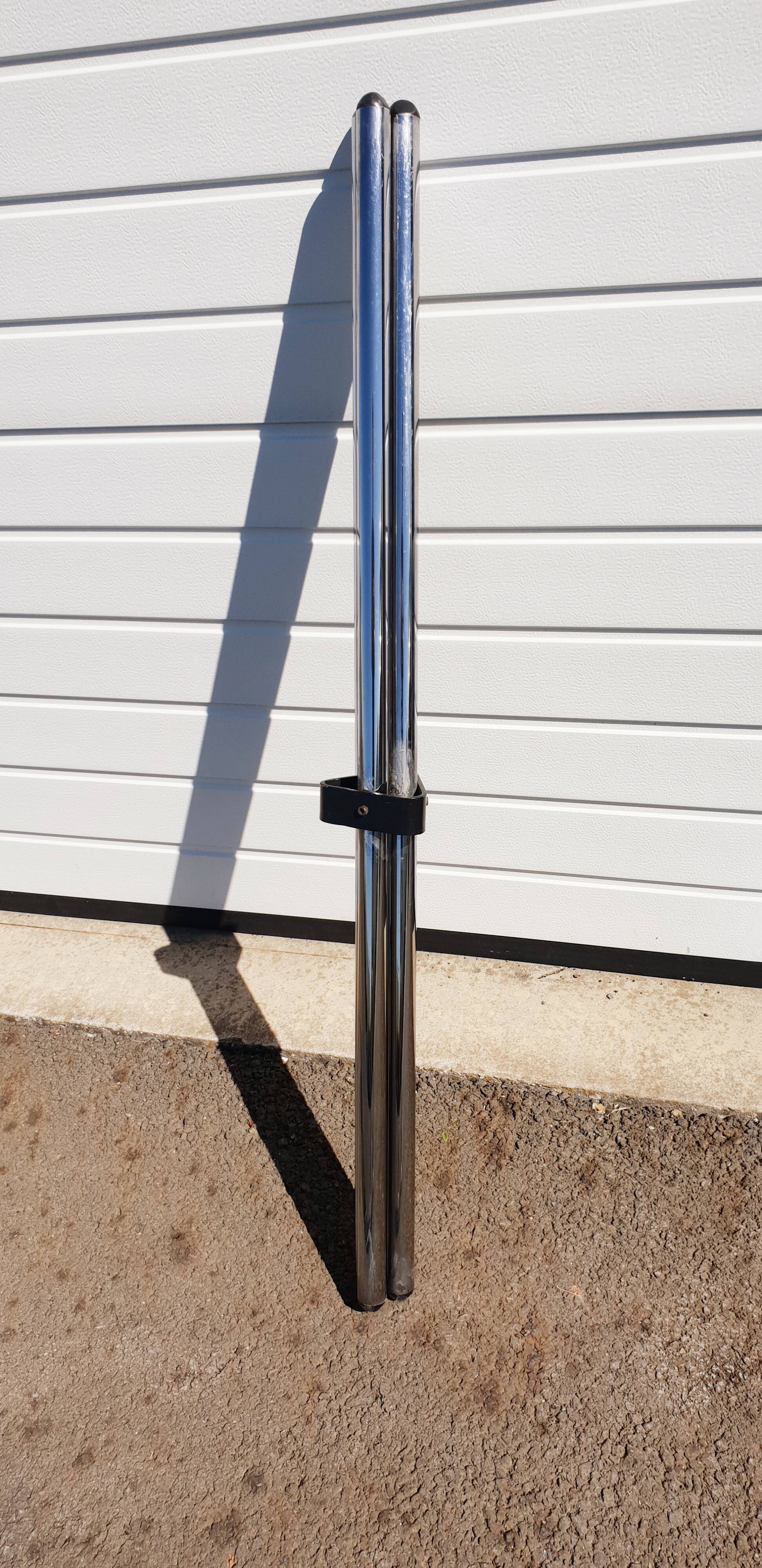 Vintage glass round table