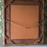 Mirror framing Napoleon III gilding gold leaf