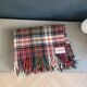 Jaeger tartan pattern blanket, 100% wool - 117x87 - Ref 855